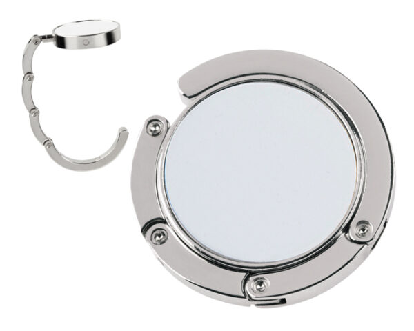 COLGADOR DE BOLSA BROCHE LORI CDB01 BLANCO