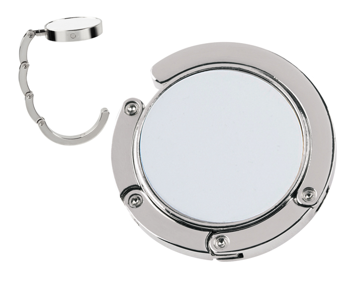 COLGADOR DE BOLSA BROCHE LORI CDB01 BLANCO