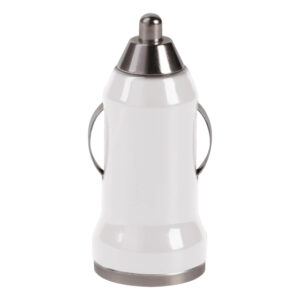 CARGADOR USB PARA AUTO MINIPLUK CUSB3252 BLANCO