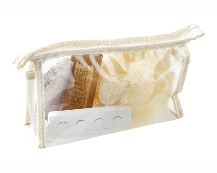 ESTUCHE DE ASEO PERSONAL GISEL EAP4653 TRANSPARENTE