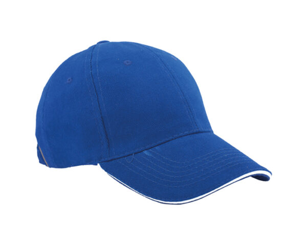 GORRA LISA SANDWICH GL6101 AZUL