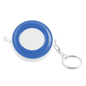 LLAVERO C/FLEXOMETRO 1 M. TRASLUCIDO DOM LLF4680 AZUL