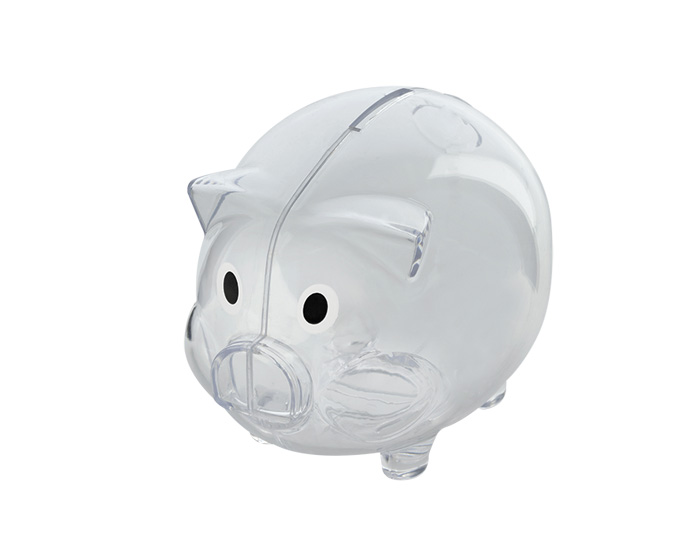 ALCANCIA PIG MNY4333 TRANSPARENTE