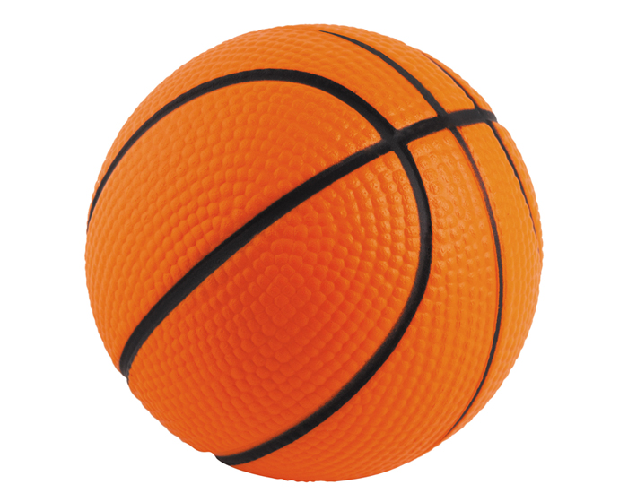 PELOTA ANTIESTRES BASQUET PU10 NARANJA Ø 6.3 cm