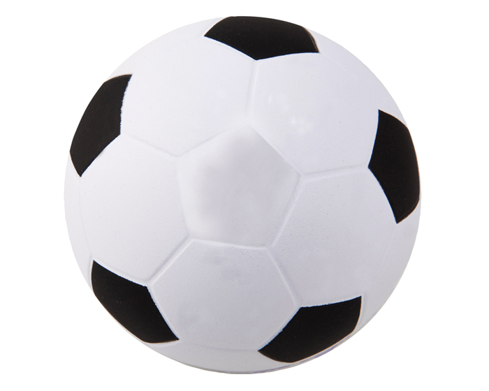 ANTIESTRES PELOTA FUTBOL PU6 BLANCA Ø 6.3 cm