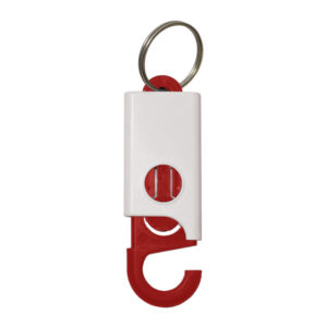 LLAVERO PLASTICO INDIANA SLG113A ROJO