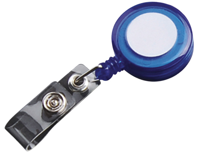 PORTA GAFETE YOYO SLK05 TRANSLUCIDO AZUL