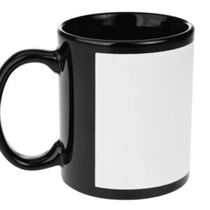 TARRO CON RECUADRO DE SULIMACIÓN 11OZ VENUS SUB117 NEGRO