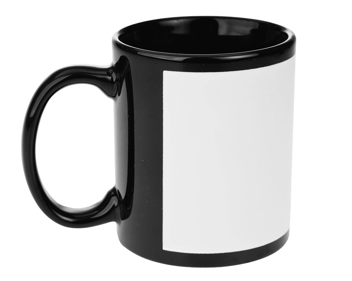 TARRO CON RECUADRO DE SULIMACIÓN 11OZ VENUS SUB117 NEGRO