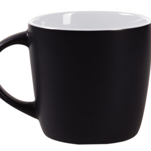 TAZA BICOLOR MATE 11 OZ LUCIANA TL099 BLANCO
