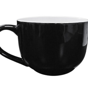TAZA MINI JUMBO 18OZ. TL201 NEGRO