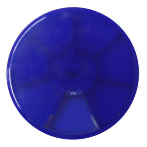 PASTILLERO ORGANIC VR077 TRANSLUCIDO AZUL